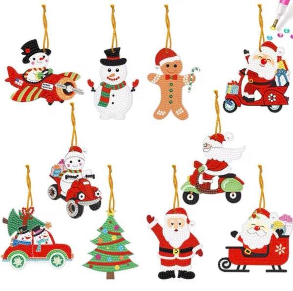 Adornos de Navidad Pascueros - Crea y Decora con Diamantes