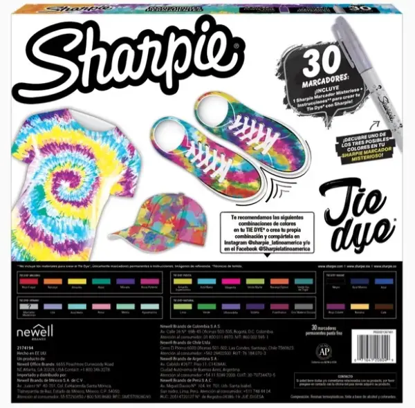 Ruleta de 30 Marcadores Permanentes Sharpie - Image 2