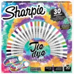 Ruleta de 30 Marcadores Permanentes Sharpie